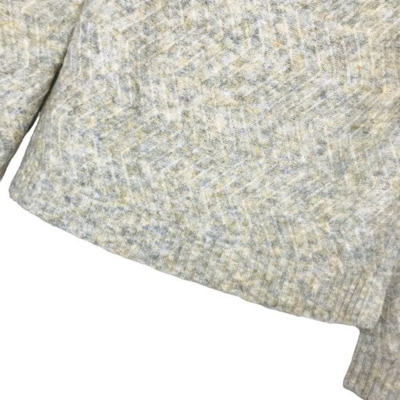 AEROPOSTALE High Neck Vertical Knit Chevron Sweater Size X-Small - Picture 4 of 9